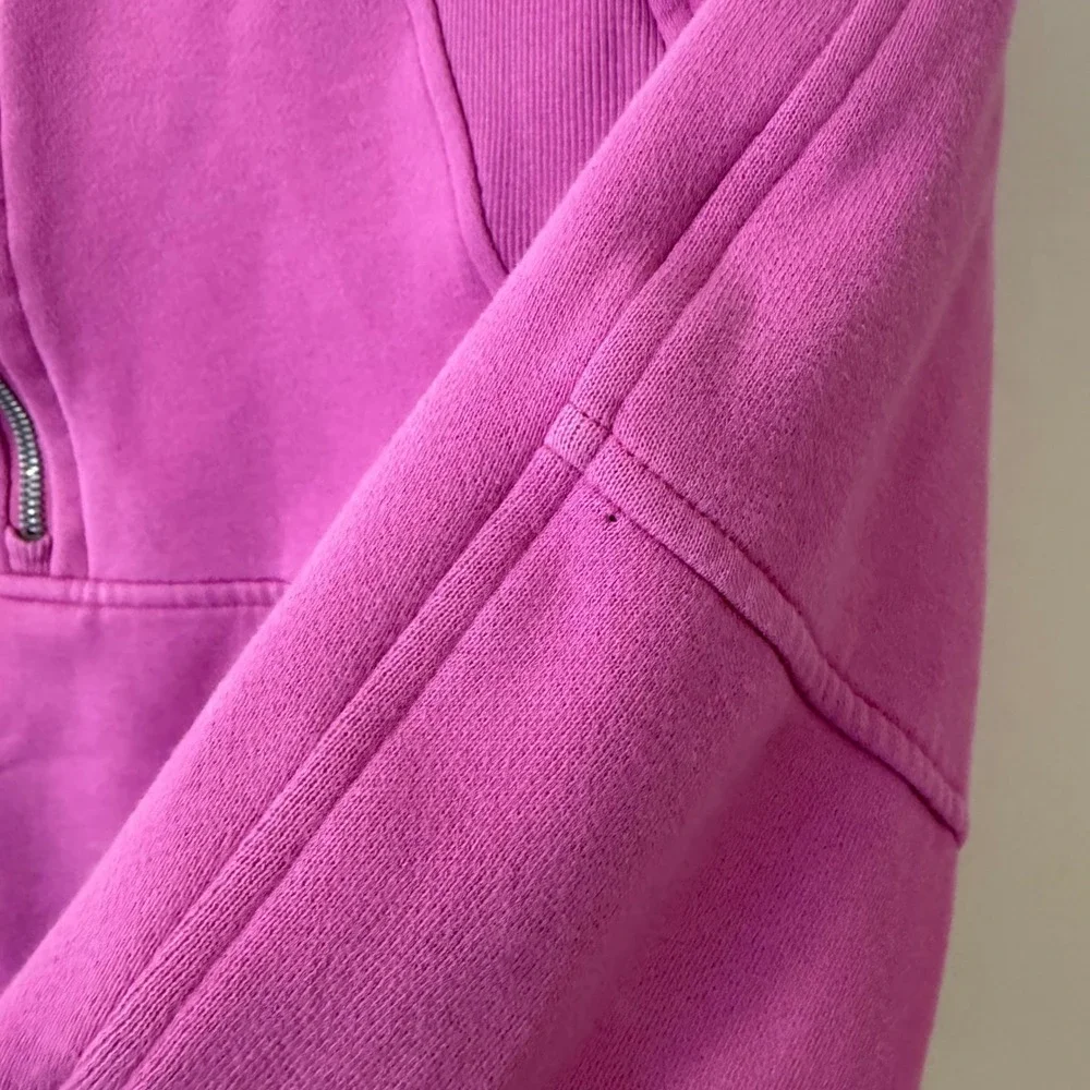 Lululemon Women‎ Scuba Oversized Half-Zip Hoodie XS/S Pink W3DM4S